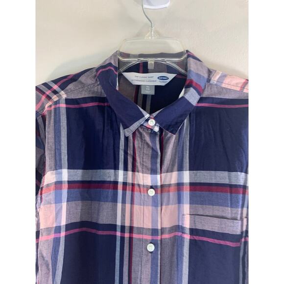OLD NAVY Women’s Plaid Button Down Casual Long Sleeve Shirt / Size: XL - Picture 3 of 5